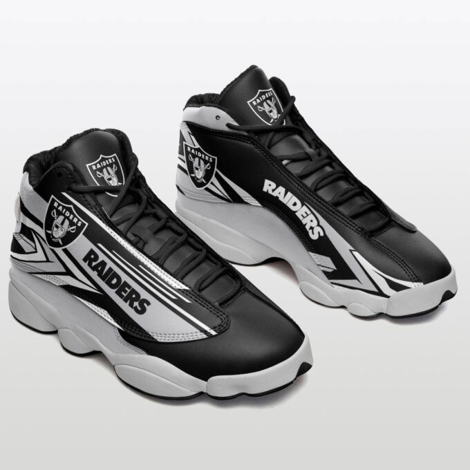 Las Vegas Raiders Air Jordan 13 Sneakers, Gift For Men And Women