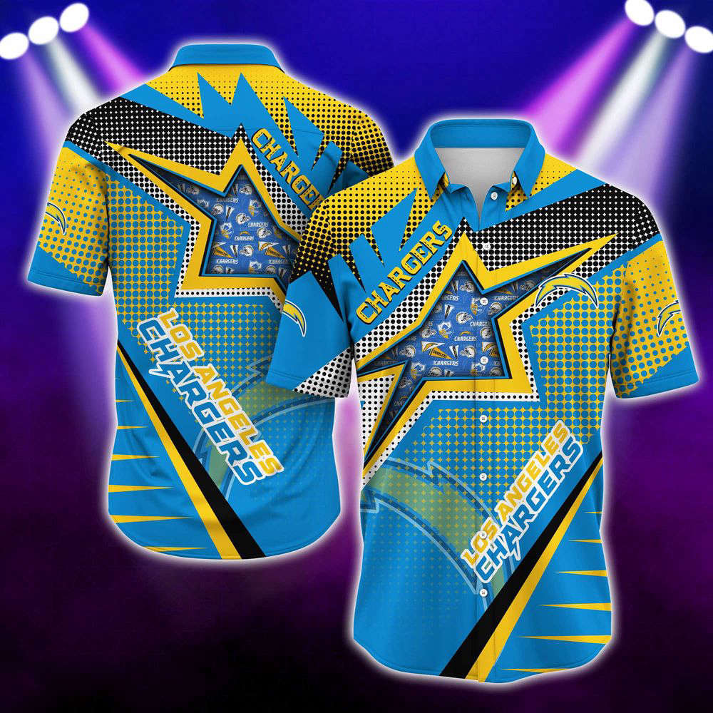 Los Angeles Chargers NFL-Hawaii Shirt New Gift For Summer Los Angeles Chargers NFL-Hawaii Shirt New Gift For Summer
