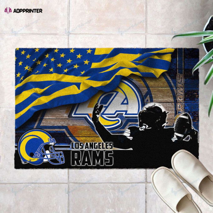 Los Angeles Rams Doormat, Best Gift For Home Decor