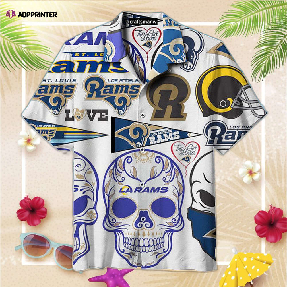 Los Angeles Rams Fashion Print Unisex Hawaiian Shirt For Men And Women Los Angeles Rams Fashion Print Unisex Hawaiian Shirt For Men And Women