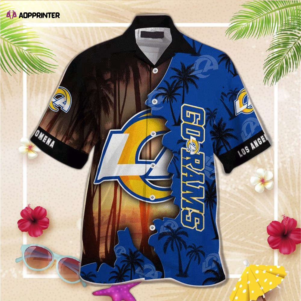 Los Angeles Rams Hawaiian Shirt For Men And Women Customize Your Name Los Angeles Rams Hawaiian Shirt For Men And Women Customize Your Name