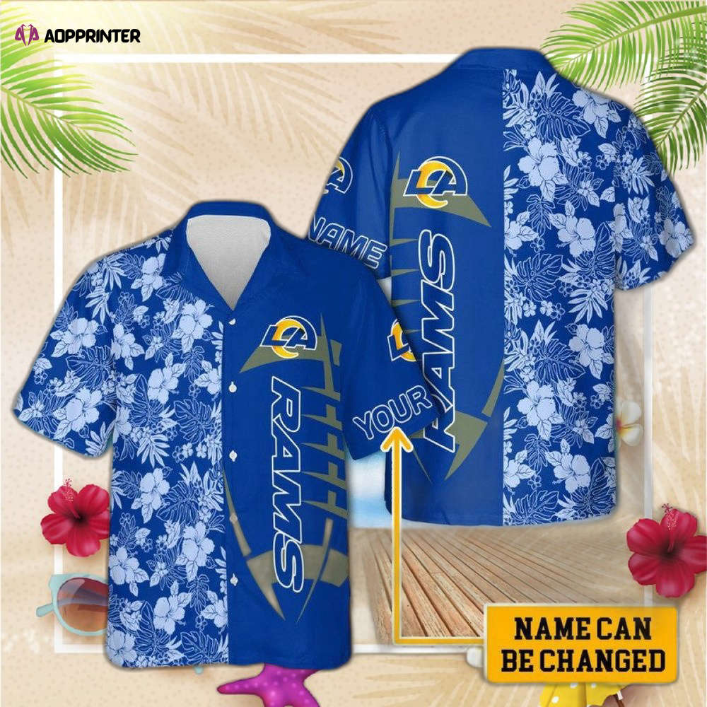 Los Angeles Rams Unisex Custom Hawaiian Shirt For Men And Women Los Angeles Rams Unisex Custom Hawaiian Shirt For Men And Women
