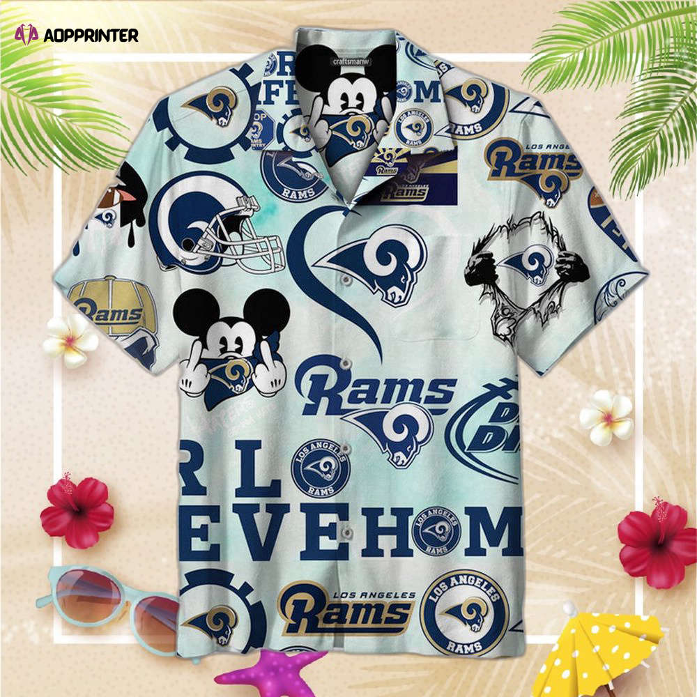 Los Angeles Rams Unisex Hawaiian Shirt For Men And Women Los Angeles Rams Unisex Hawaiian Shirt For Men And Women