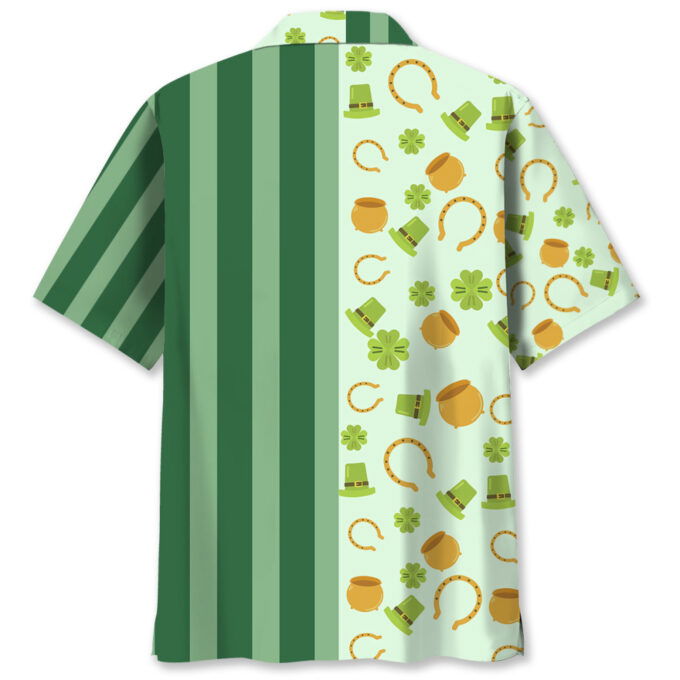 Lucky Green Irish St.Patrick Day Hawaiian Shirt, Gift For Men Women