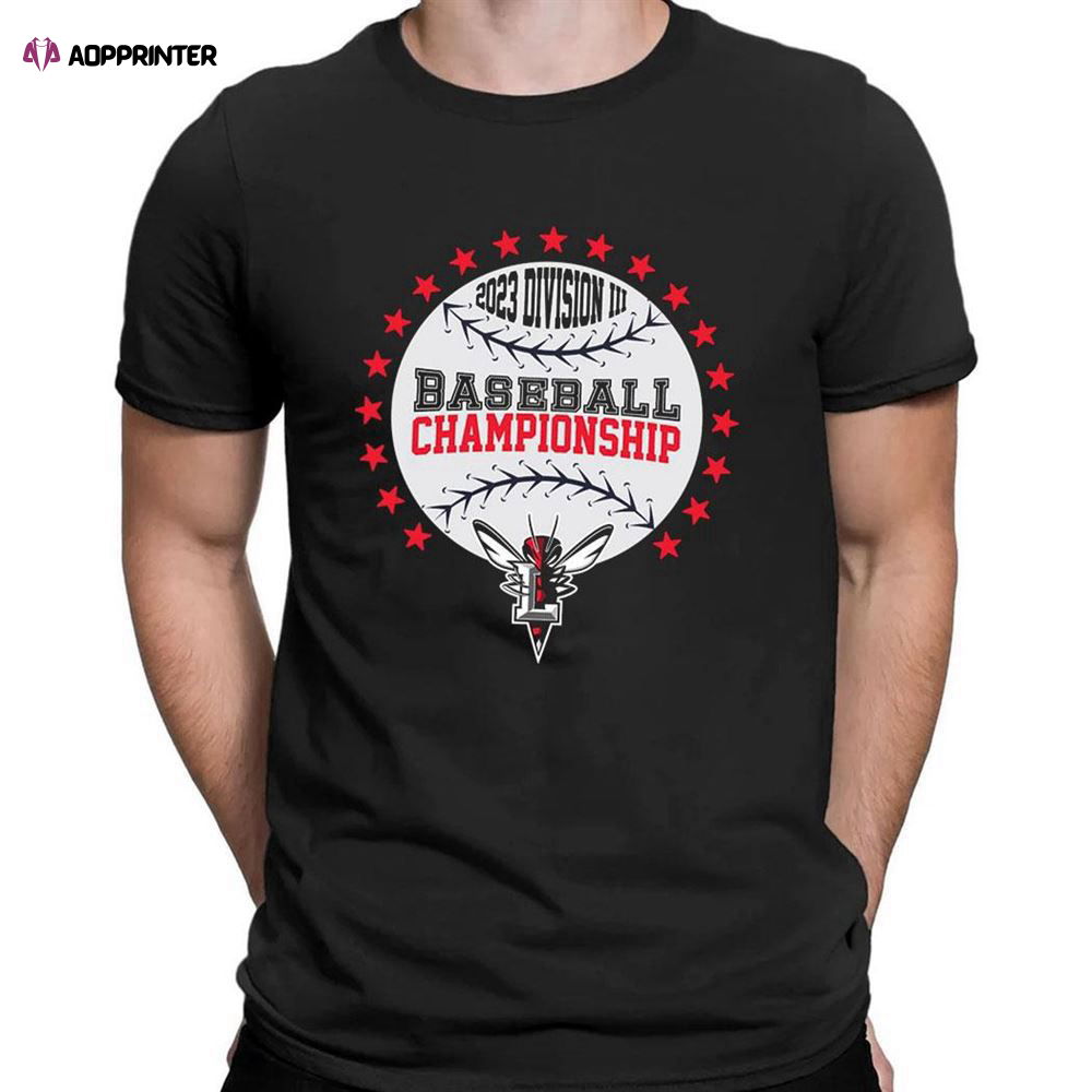 Lynchburg Hornets 2023 Diii Baseball Championship T-shirt For Fans Lynchburg Hornets 2023 Diii Baseball Championship T-shirt For Fans