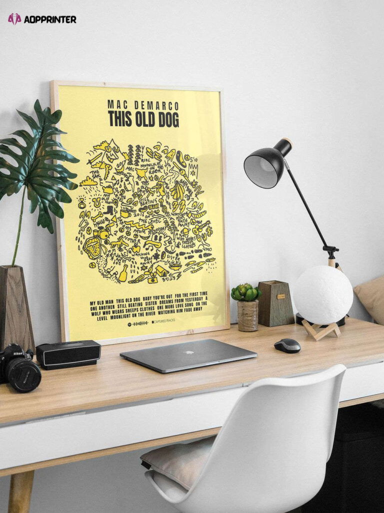 Mac DeMarco ‘This Old Dog’ Album Poster – For Home Decor Mac DeMarco ‘This Old Dog’ Album Poster – For Home Decor