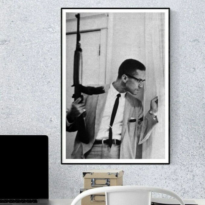 Malcolm X Poster – Gift For Home Decoration