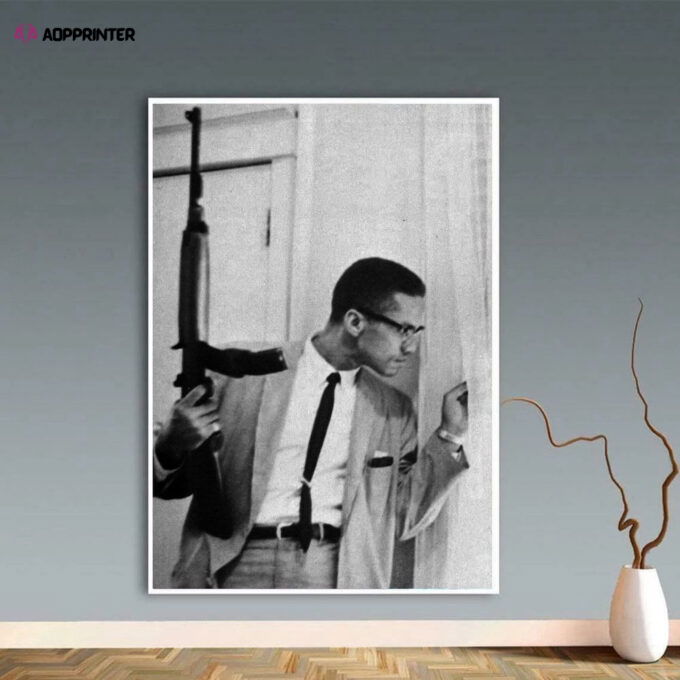 Malcolm X Poster – Gift For Home Decoration