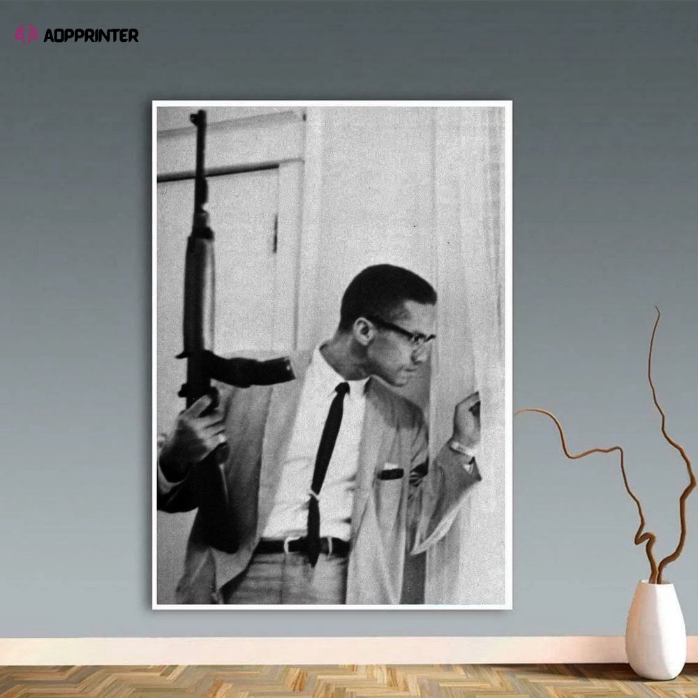 Malcolm X Poster – Gift For Home Decoration Malcolm X Poster – Gift For Home Decoration