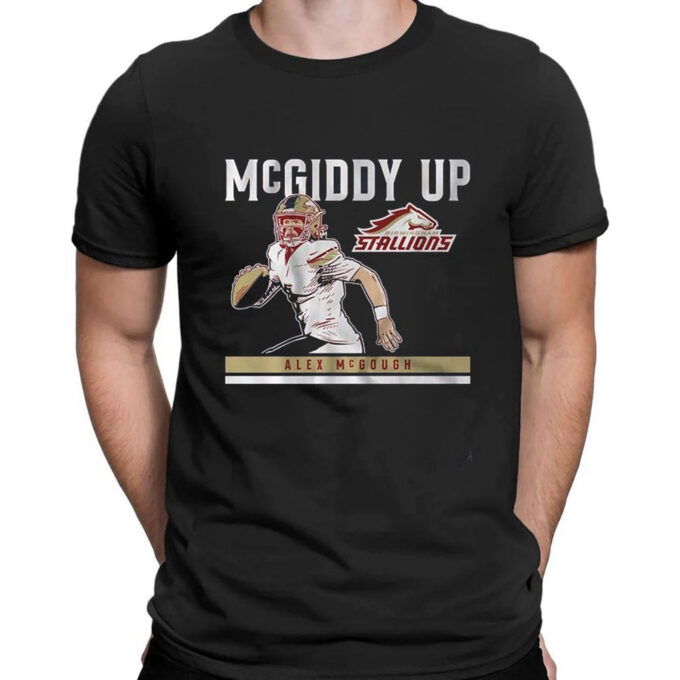 Mcgough Mcgiddy Up Birmingham Stallions Alex T-shirt For Fans