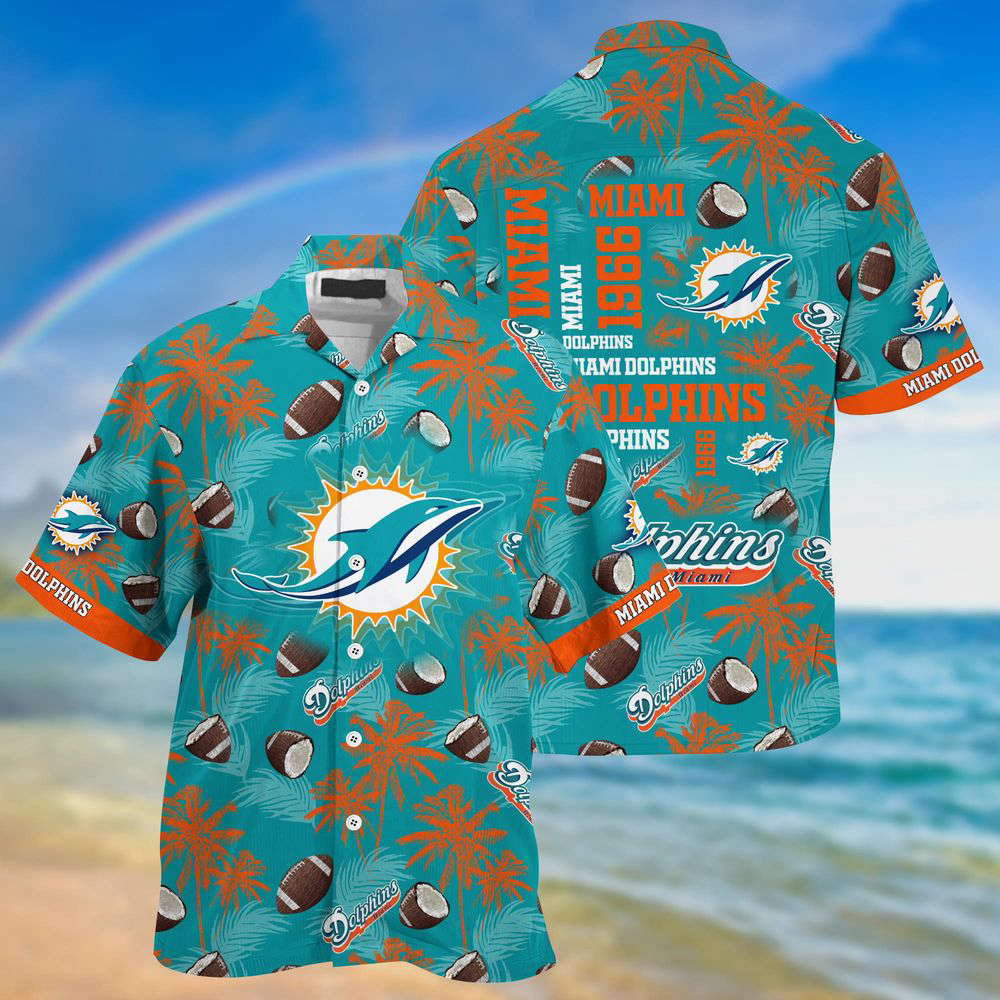 Miami Dolphins NFL-Hawaii Shirt New Gift For Summer Miami Dolphins NFL-Hawaii Shirt New Gift For Summer