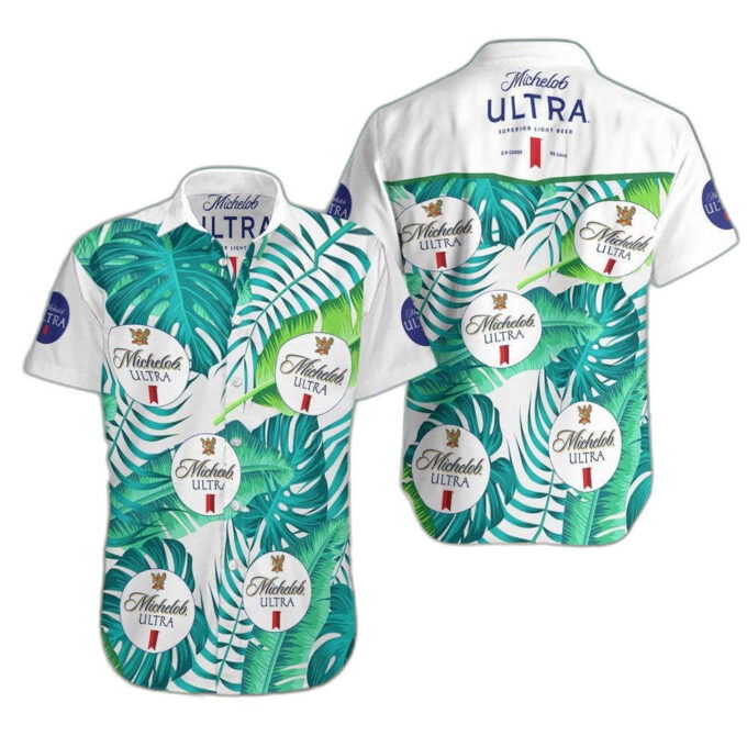 Michelob Ultra Beer Summer Hawaiian Aloha Shirt For Men Women