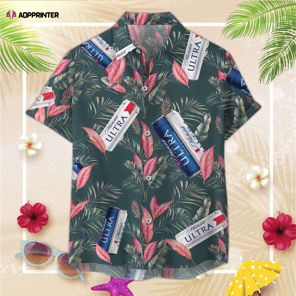 Michelob Ultra Hawaiian Shirt For Men And Women For Men Michelob Ultra Hawaiian Shirt For Men And Women For Men
