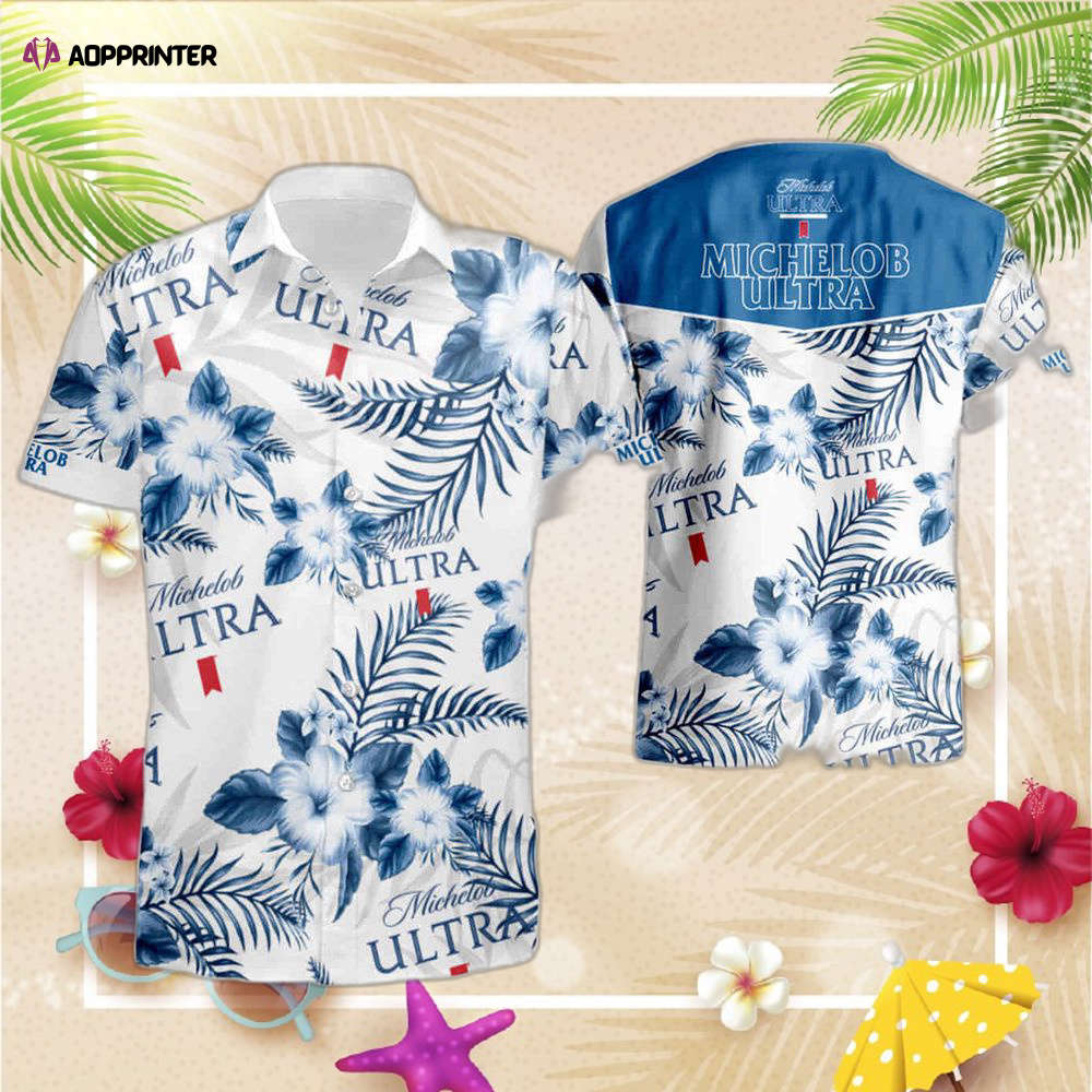Michelob Ultra Hawaiian Shirt For Men And Women Michelob Ultra Hawaiian Shirt For Men And Women