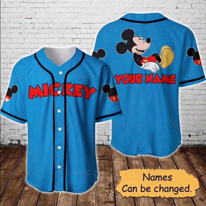 Mickey Mouse Disney Custom Baseball Jersey Shirt
