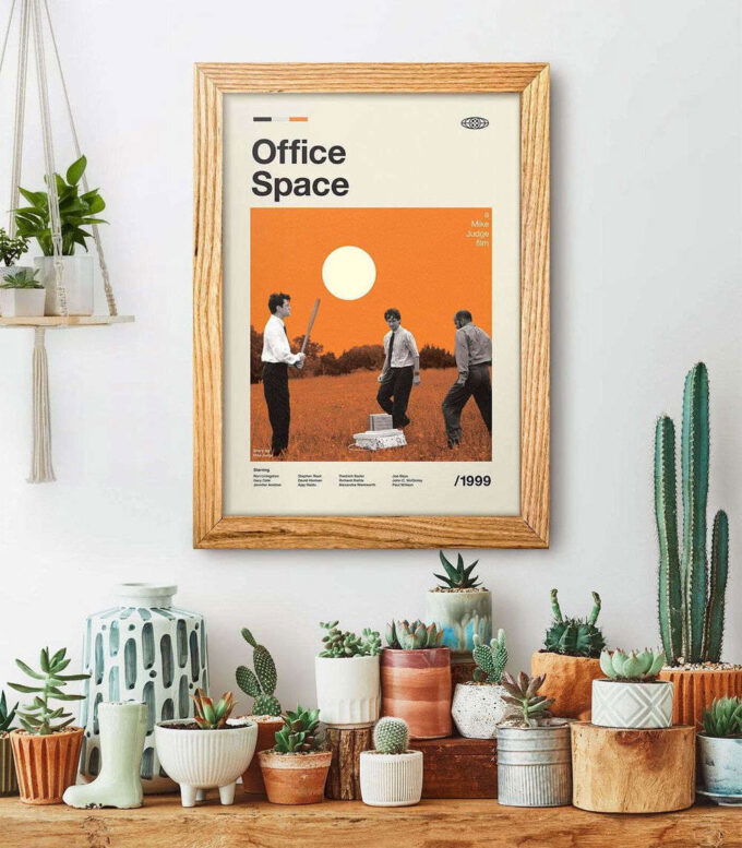 Mid Century Modern Office Space Posters