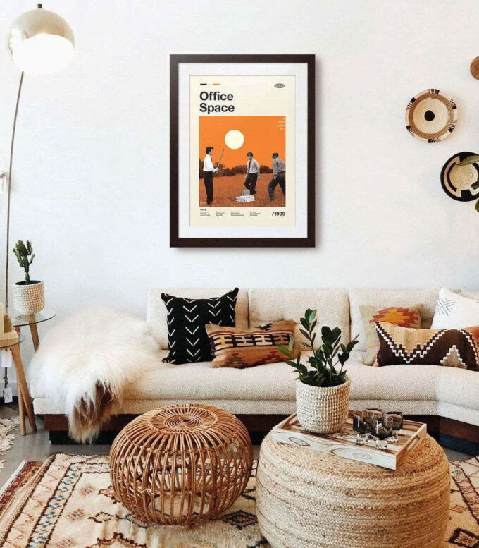 Mid Century Modern Office Space Posters