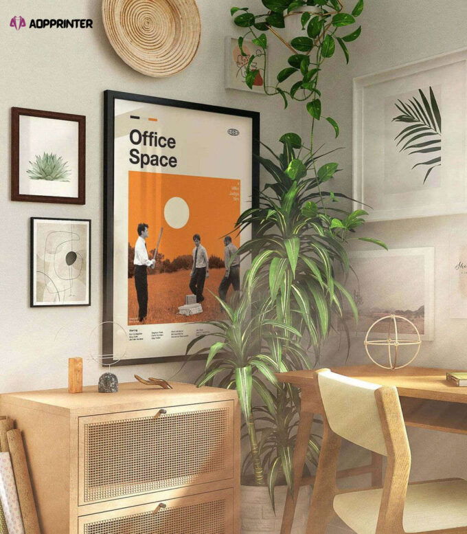 Mid Century Modern Office Space Posters