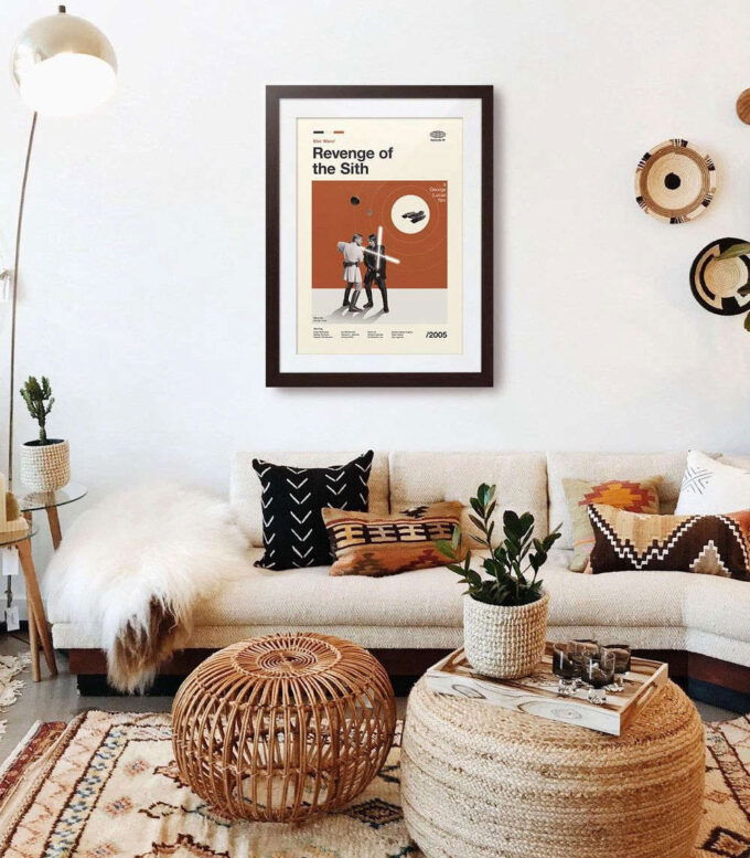 Mid Century Modern Star Wars – Revenge of the Sith Poster – Gift For Home Decoration