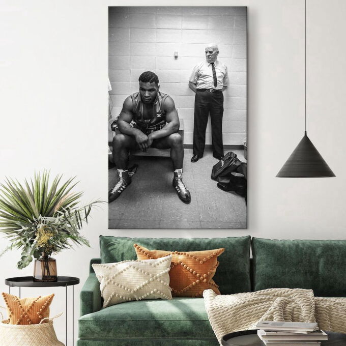 Mike Tyson – Cus D’Amato, Mike Tyson Boxing Poster – Gift For Decor