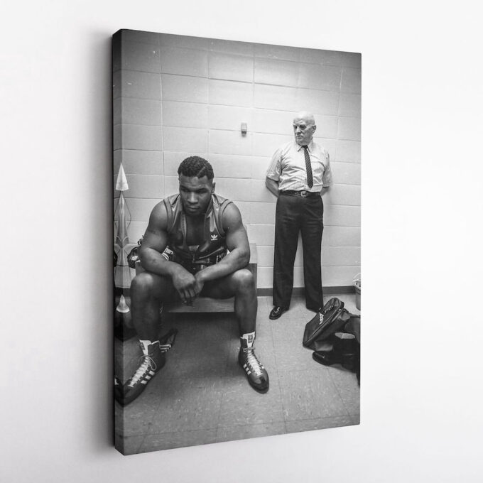 Mike Tyson – Cus D’Amato, Mike Tyson Boxing Poster – Gift For Decor