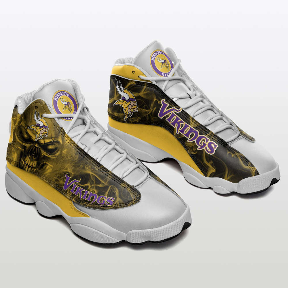 Minnesota Vikings Air Jordan 13 Sneakers, Best Gift For Men And Women Minnesota Vikings Air Jordan 13 Sneakers, Best Gift For Men And Women