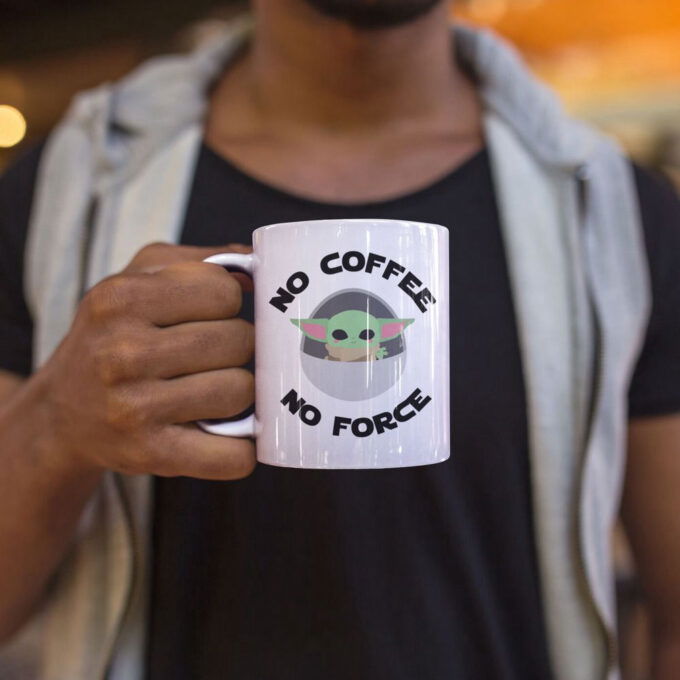 Mug Baby Yoda Grogu Gift For Coffee Lovers Star Wars Fans Mandalorion Lovers The Child Coffee Addicts
