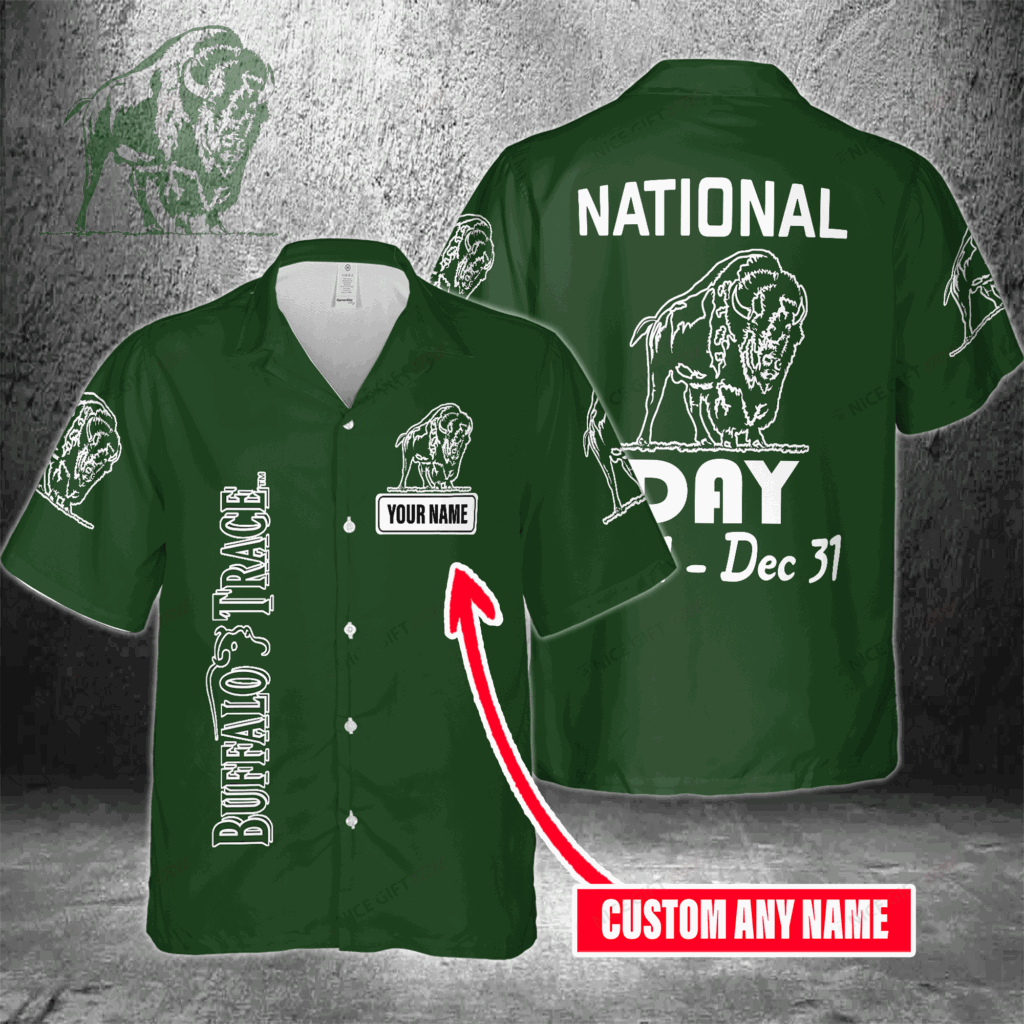 National Buffalo Trace Day Jan 1 – Dec 31 Custom Name Hawaiian Shirt For Men And Women National Buffalo Trace Day Jan 1 – Dec 31 Custom Name Hawaiian Shirt For Men And Women