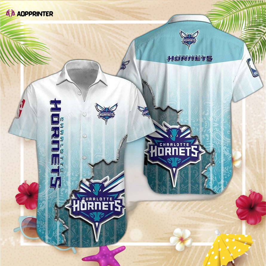 NBA Charlotte Hornets Hawaiian Shirt, Gift For Men Women NBA Charlotte Hornets Hawaiian Shirt, Gift For Men Women
