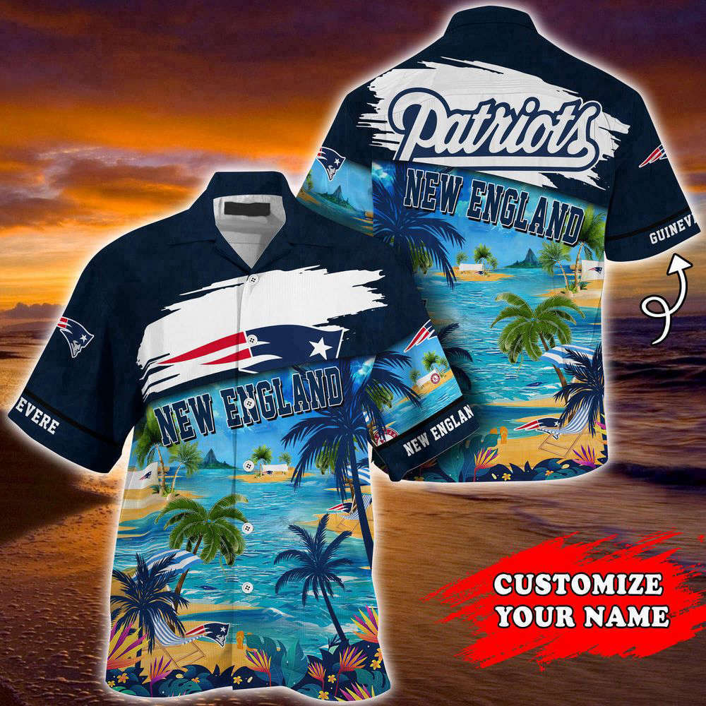New England Patriots NFL-Customized Summer Hawaii Shirt For Sports Fans New England Patriots NFL-Customized Summer Hawaii Shirt For Sports Fans