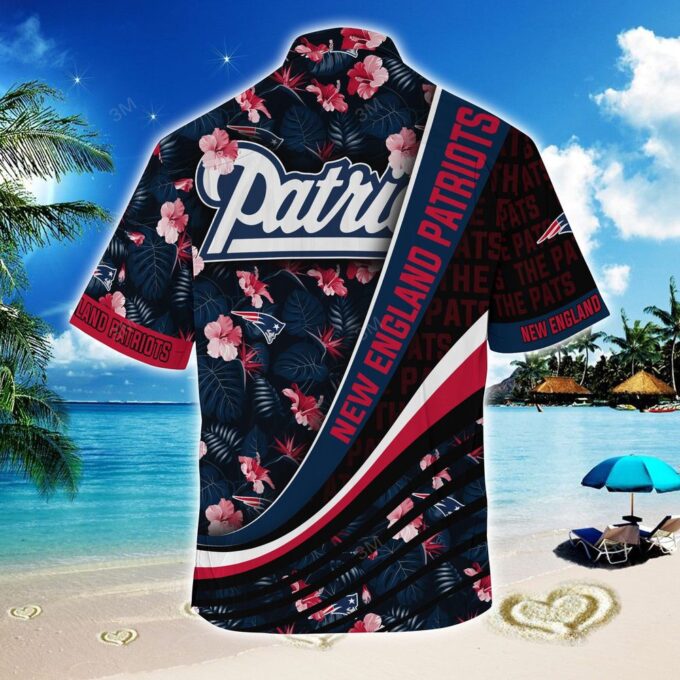 New England Patriots NFL-Summer Hawaii Shirt With Tropical Flower Pattern For Men And Women