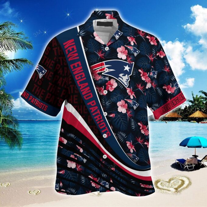 New England Patriots NFL-Summer Hawaii Shirt With Tropical Flower Pattern For Men And Women