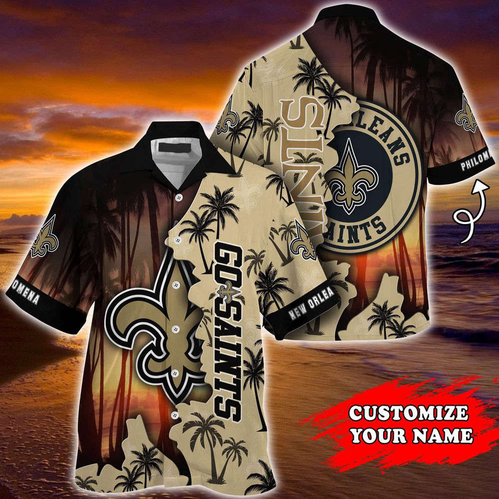 New Orleans Saints NFL-Customized Summer Hawaii Shirt For Sports Enthusiasts New Orleans Saints NFL-Customized Summer Hawaii Shirt For Sports Enthusiasts