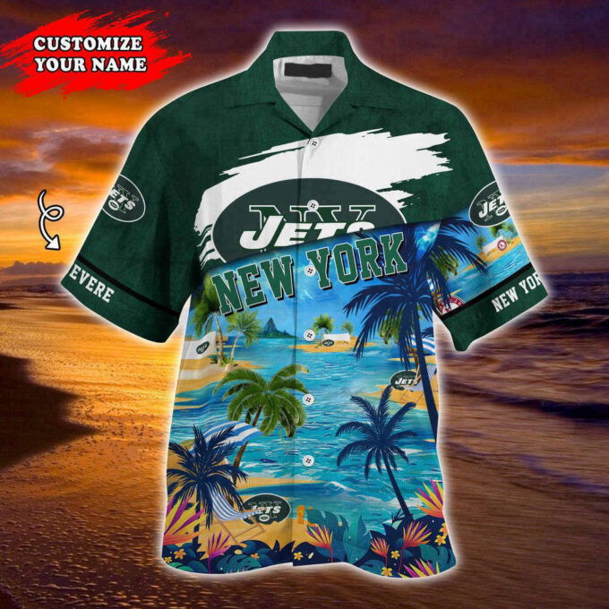 New York Jets NFL-Customized Summer Hawaii Shirt For Sports Fans