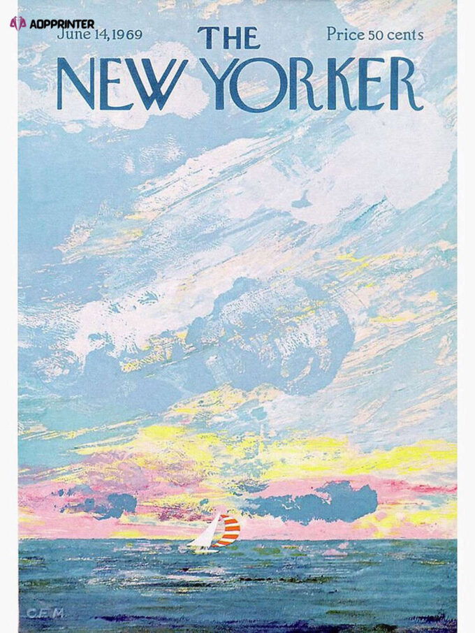 New Yorker June 14th, 1969 poster Premium Matte Vertical Poster, For Home Decorations