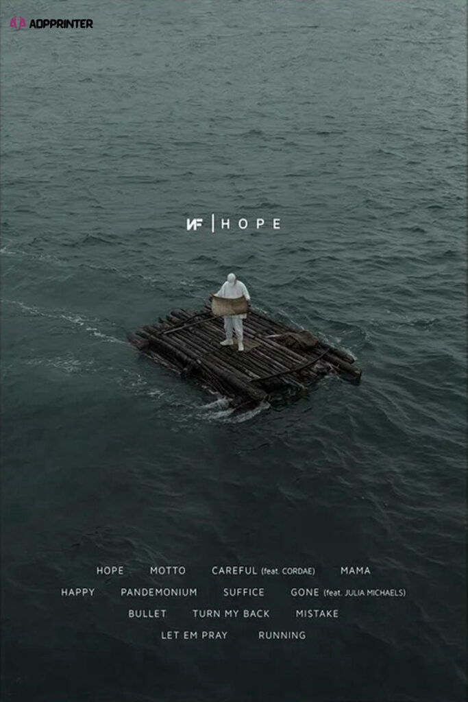 NF “HOPE” Tracklist Poster – Gift For Home Decoration Music Wall NF “HOPE” Tracklist Poster – Gift For Home Decoration Music Wall