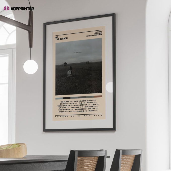 NF – The Search Album Poster – Gift For Home Decoration