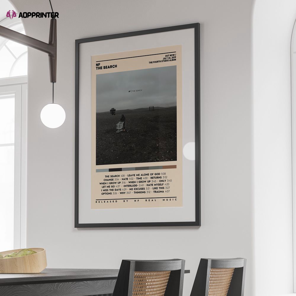 NF – The Search Album Poster – Gift For Home Decoration NF – The Search Album Poster – Gift For Home Decoration