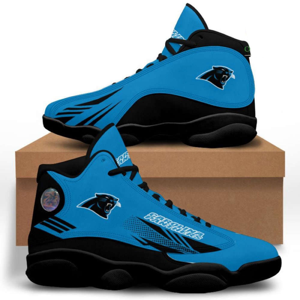 NFL Carolina Panthers Blue Black Air Jordan 13 Shoes, Best Gift For Men And Women NFL Carolina Panthers Blue Black Air Jordan 13 Shoes, Best Gift For Men And Women