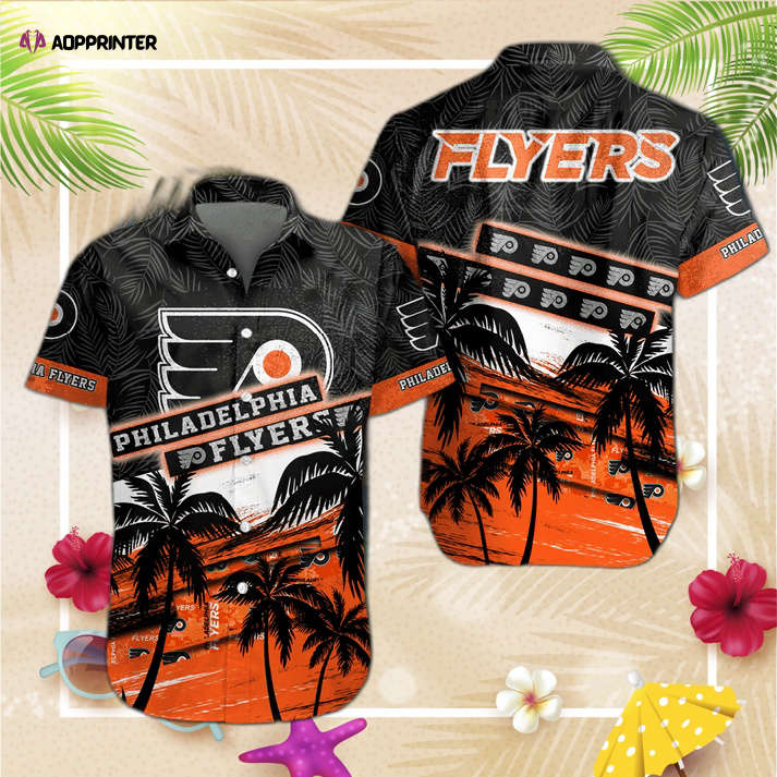 NHL Philadelphia Flyers Hawaiian Shirt, Gift For Men Women NHL Philadelphia Flyers Hawaiian Shirt, Gift For Men Women