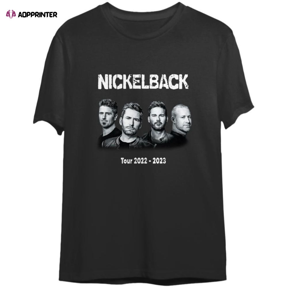 Nickelback Band Tour 2023 2Sides T-Shirt, Nickelback Get Rollin Album 2023 Tee For Men Women Nickelback Band Tour 2023 2Sides T-Shirt, Nickelback Get Rollin Album 2023 Tee For Men Women