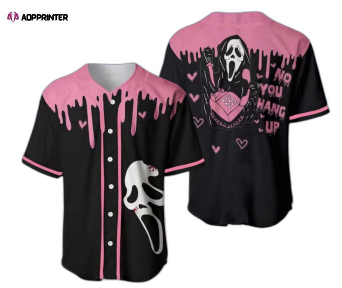 No You Hang Up Halloween Baseball Jersey Shirt, Perfect Holiday Gift For Men