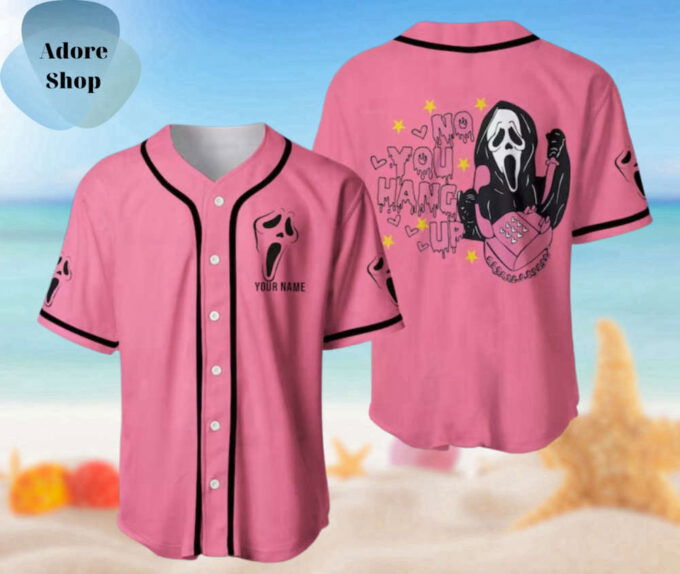 No You Hang Up Halloween Baseball Jersey Shirt, Perfect Holiday Gift For Men