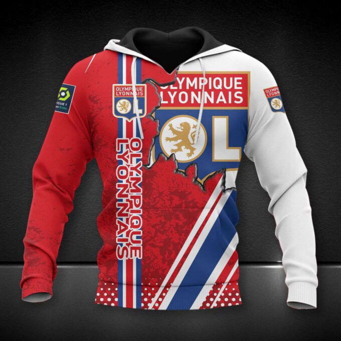 Olympique Lyonnais Printing  Hoodie, For Men And Women