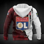 Olympique Lyonnais Printing  Hoodie, Gift For Men And Women