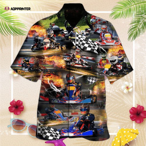 On a Karting Track Hawaiian Shirt, Gift For Men And Women On a Karting Track Hawaiian Shirt, Gift For Men And Women