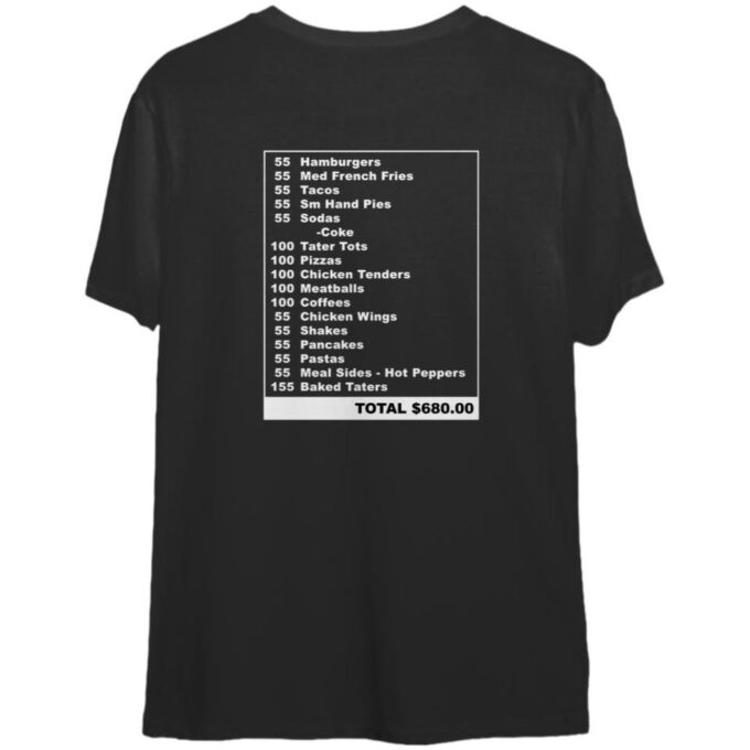 Pay It Forward  T-Shirt,  55 Burgers 55 Fries Tee, For Men And Women