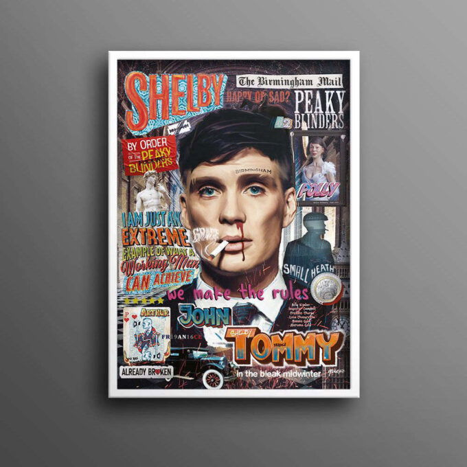 Peaky Blinders Poster, Thomas Shelby Poster, Best Gift For Home Decorations