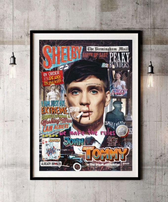 Peaky Blinders Poster, Thomas Shelby Poster, Best Gift For Home Decorations