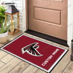 Personalized Custom Name Atlanta Falcons Doormat, Gift For Home Decor